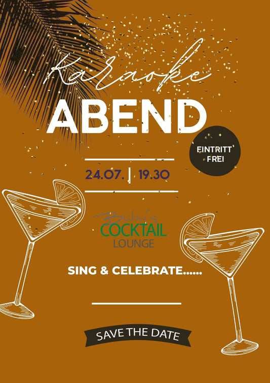 Karaoke-Abend in unserer Bülow´s  Cocktail Lounge N°4